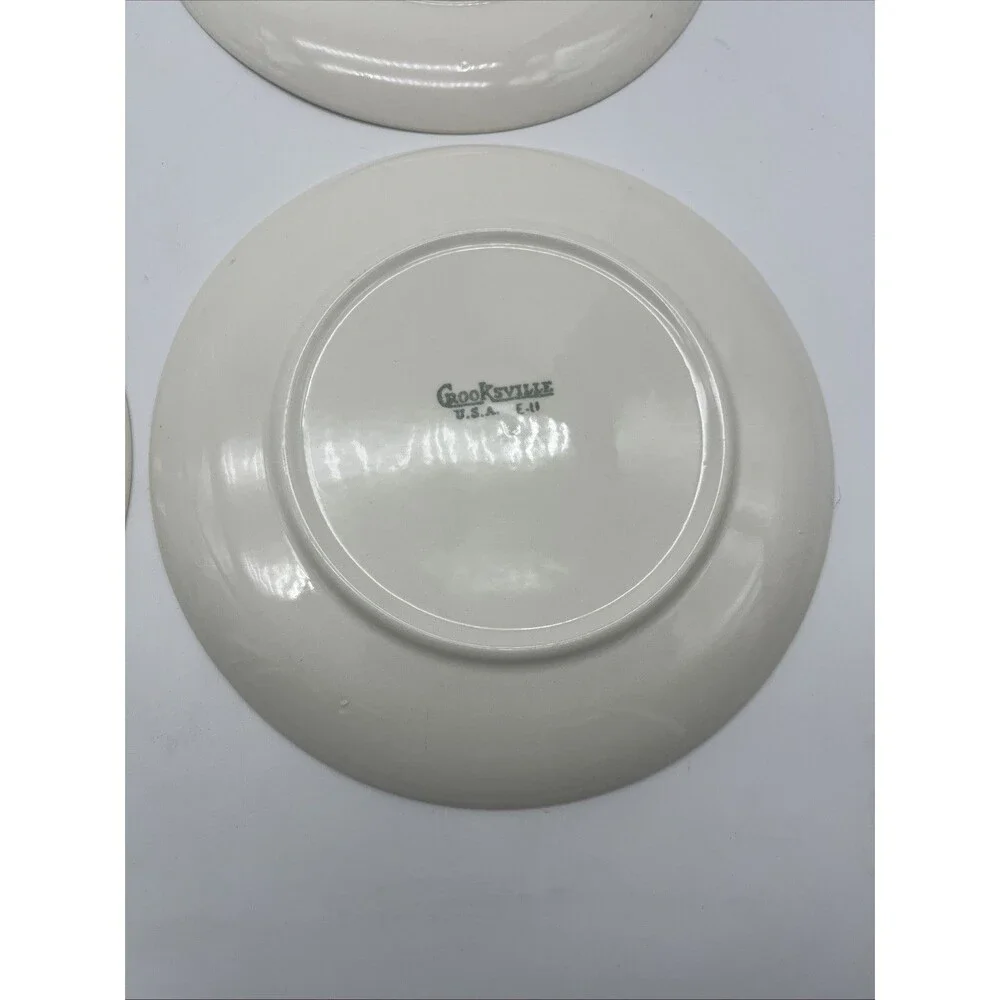 Crooksville USA Songbirds collector plates - Rose-Breasted Grosbeak, Set Of 4